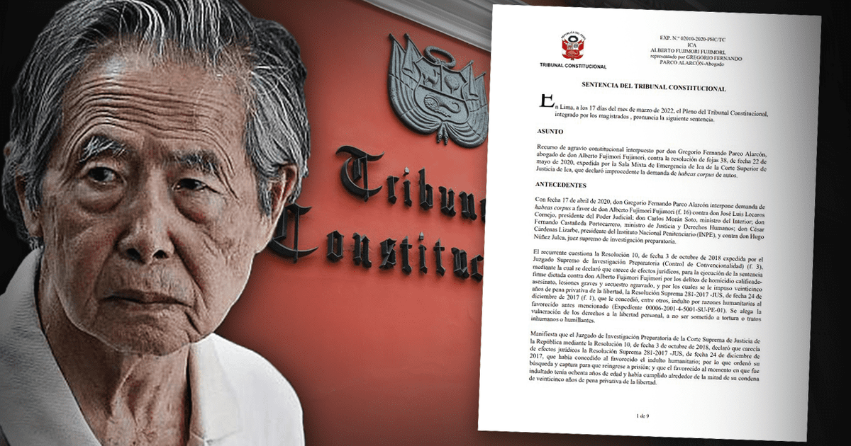 Alberto Fujimori ¿qué Dice La Sentencia Del Tc Que Ordena Su Liberación