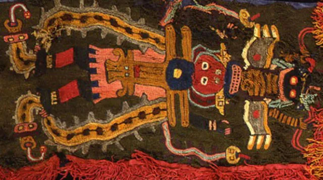 Textil de la cultura Paracas.