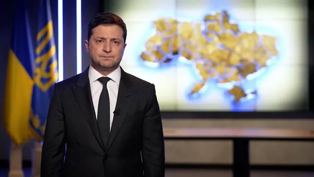 El presidente de Ucrania, Volodymyr Zelensky. El presidente de Ucrania, Volodymyr Zelensky.