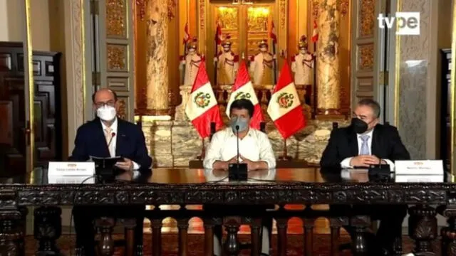 Ceremonia de firma del acuerdo entre Perú y la OEA en Palacio de Gobierno, en febrero de este año