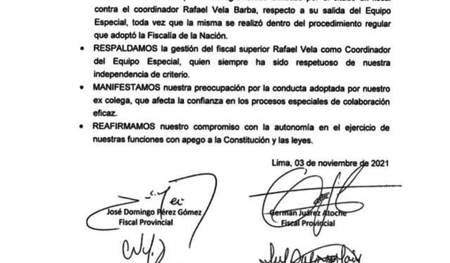 <em>Comunicado del Equipo Especial Lava Jato. Foto: Difusión</em> <em>Comunicado del Equipo Especial Lava Jato. Foto: Difusión</em>