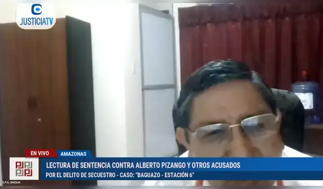 Lectura de sentencia se realizó de manera virtual. Foto: Captura/JusticiaTV Lectura de sentencia se realizó de manera virtual. Foto: Captura/JusticiaTV